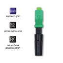 Qoltec Szybkozłącze światłowodowe SC/APC |Singlemode | 3.0mm Producent Qoltec