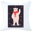 ДЕКОРАТИВНАЯ НАВУШКА 40х40 РОЖДЕСТВЕНСКАЯ С ПРИНТОМ