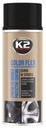 K2 COLOR FLEX SPRAY RUBBER GLOSS ЧЕРНЫЙ 400 МЛ