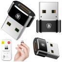 Адаптер BASEUS Переходник USB-C TYPE-C на USB Type A 3A КАЧЕСТВЕННАЯ втулка