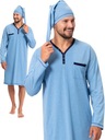 BONIFACY мужская ночная рубашка, синяя, XXL