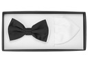 Галстук-бабочка + BOX Мужской галстук-бабочка для рубашки черно-белый GREG MT02