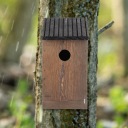 WISZACY ДЕРЕВЯННЫЙ DOMEK ДЛЯ PTAKOW DIY HODOWLA PAPUG BUDKA LEGOWA ДЛЯ  фото 9