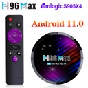 Горячие продажи H96 MAX X4 Amlogic S905X4 TV Box Android 11 USB3.0