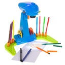 Projektor kalkulátor pre výučbu kreslenia pre deti diapozitívy modrá Pohlavie unisex