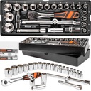 НАСАДКА ДЛЯ НАСАДКИ С ТРЕЩОТКОЙ 1/2' 8-32 ММ 25 ШТ.