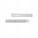 Метрическая дюймовая стальная линейка 1000 мм.