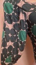 Sukienka tunika we wzory geometryczne z bufiastymi rękawami NUMPH Długość mini