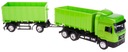 MAN F2000 ГРУЗОВИК С КРЮКОМ +2 КОНТЕЙНЕРА 1:43 ЗЕЛЕНЫЙ