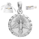 142 МЕДАЛЬ СВЯТОГО ДУХА, СЕРЕБРО 925 ГРАВИРОВКА КРЕЩЕНИЕ