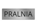 Самоклеящаяся табличка на дверь ПРАЧЕЧНАЯ 5х15см.