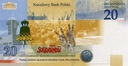 20 злотых Лех Качиньский - коллекционная банкнота