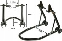 CUPHOLDER MOTORCYCLE LIFT NA MOTORCYCLE ENGINE 340KG PERID BACK COMBO KIT  photo 10