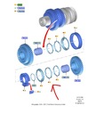КОЛЬЦО СИНХРОНИЗАТОРА ШЕСТЕРНИ 1,2,3 FORD FOCUS MK3 OE