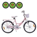ДЕТСКИЙ ВЕЛОСИПЕД 20 дюймов ДЛЯ ДЕВОЧКИ КОРЗИНА + СВОБОДНАЯ ПОДСТАВКА