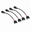4 PCS INJECTEUR CARBURANTS FAISCEAU DE CÂBLES KONWERSJI SUBSTITUT OBD1 VERS OBD2 POUR 90photo 5