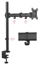 НАСТОЛЬНЫЙ ДЕРЖАТЕЛЬ для МОНИТОРА высотой 10-32 дюйма, высотой 60 см.