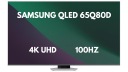 ТЕЛЕВИЗОР SAMSUNG 65Q80D 4K UHD DVB-T2 QLED 100HZ TIZENTV QE65Q80D 2024