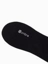 Pánske ponožky členkové ponožky U155 čierne 3-pack one size Veľkosť Uniwersalny