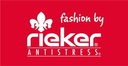 RIEKER бордовые кожаные женские туфли L1759