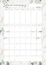 ПЛАНИРОВЩИК НА ХОЛОДИЛЬНИК МАГНИТНЫЙ КАЛЕНДАРЬ 30x42,5 СМ