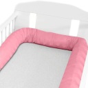 РОЛИКОВАЯ ПОДУШКА-ЗАЩИТНИК ДЛЯ КРОВАТИ 200 СМ - розовый