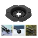 4 SZT. BLACK SILICON COVERS NA OTWOROR JANITORS AUTOMOBILE UNIVERSAL COVERS NA STACKS FRONT  photo 15