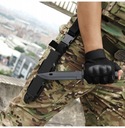 Outdoor taktické vojenské poloprstové rukavice Dominujúca farba khaki