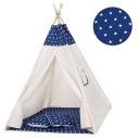 ДЕТСКАЯ ПАЛАТКА TIPI WIGWAM HOUSE XXL 160x120x100 см ПОДУШКА КОВРИК