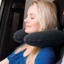 Подушка для путешествий - подголовник Intex 68675 черный