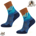 Priedušné letné termo ponožky v hornej časti 70% merino vlny 35-38 Zbierka Everyday / Hiking - 70% merino