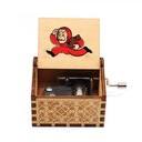 ДЕРЕВЯННАЯ МУЗЫКАЛЬНАЯ ШКАТУЛКА БУМАЖНЫЙ ДОМ