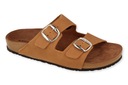 Klogga sandále šľapky dreváky z prírodnej kože dámske kožené camel 36 Kód výrobcu KLOGGA-SANDALS-CAMEL-36