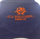 U.S. POLO ASSN bavlnené tričko logo granát XL Dominujúci vzor nápisy