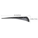 1 PAIRING BLACK LIPDUKŲ NA SIDE DEFECTORS AIR CAR - STYLIZED DEKORACJA EXTERIOR  photo 10