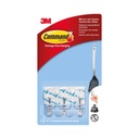 КРЮЧКИ САМОКЛЕЯЩИЕСЯ, ПРОЗРАЧНЫЕ КОМАНДНЫЕ X3