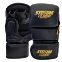 Спарринговые перчатки StormCloud MMA, 7 унций, черный/золотой, XL