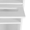Toaletná skrinka nábytková skrinka Polica kúpeľňová skrinka so zásuvkou biela Farba nábytku biela