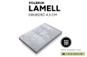 Плита MZ Polbruk Lamell 40x60 4,5 см мытая ritmo bianka