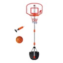 Переносное баскетбольное кольцо и подставка.