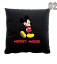 ČIERNY VANKÚŠ MYŠKA MICKEY MOUSE Dĺžka 40 cm