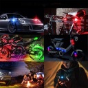 6SZT БЕЗПРОВІДНА ФАРА МИГАЛКА LED (СВІТЛОДІОД) МІЦНИЙ 8 КОЛЬОРІВ Z ПУЛЬТ НОВИЙ  (18854677256) фото min 14
