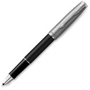Черная ручка-роллер Essential из металла с пескоструйной обработкой