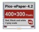 Pico-ePaper-4.2-B - модуль с дисплеем