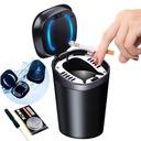 АВТОПЕПЕЛЬНИЦА СВЕТОДИОДНАЯ КОРЗИНА ВМЕСТО КРУЖКИ УНИВЕРСАЛЬНАЯ