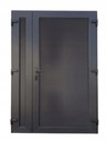 ВНЕШНИЕ ДВУСТОРОННИЕ ДВЕРИ ПВХ АНТРАЦИТОВОГО цвета, ПО РАЗМЕРУ НЕЗАВИСИМОГО