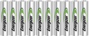 10x Akumulatorki ENERGIZER Universal AAA R03 HR03 NH12 1,2V 500mAh