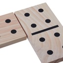 Drewniane duże domino 28 elementów Wiek gracza 5-7 lat 8-11 lat 12-14 lat 15-18 lat 18+