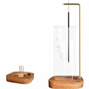 ПОДСВЕЧНИК ДЛЯ ЛАДИОВ ПОДСТАВКА ДЛЯ ЛАДИОВ СО СТЕКЛЯННОЙ КРЫШКОЙ