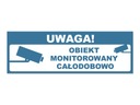 Знак «24/7 РАЙОННЫЙ МОНИТОРИНГ», синий